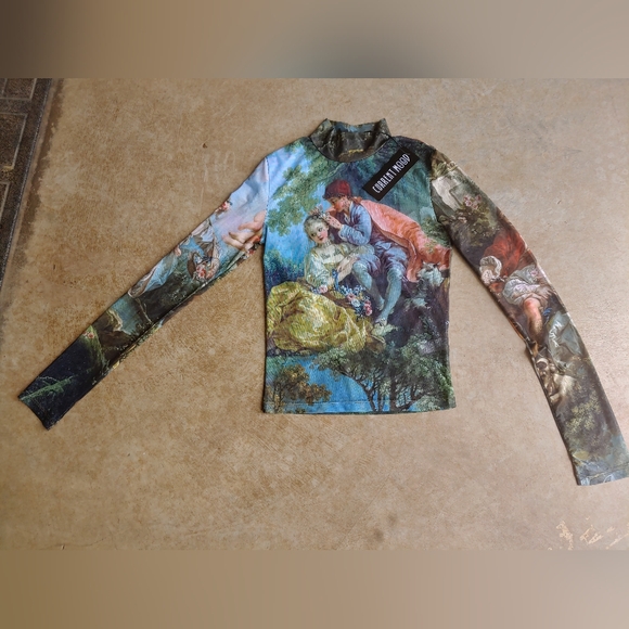 Dolls Kill Current Mood DA VINCI'S DEMONS Mesh Top - Picture 6 of 16